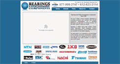Desktop Screenshot of bearingspt.com