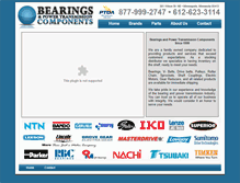Tablet Screenshot of bearingspt.com